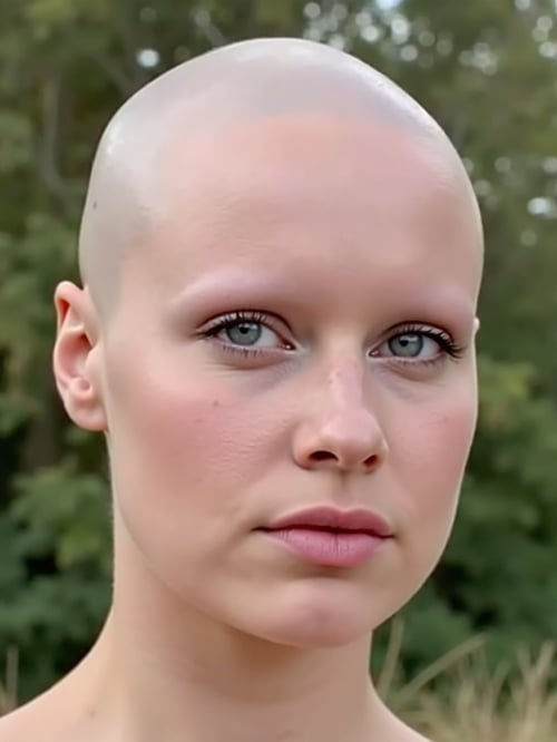Shaved head, shaved eyebrows by mcs_HD on Tensor.Art