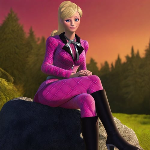 Barbie (Barbie & Her Sisters In A Pony Tale). Illustrious/WAI by Nigel Knightwalker on Tensor.Art