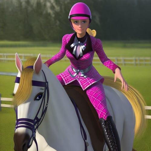 Barbie (Barbie & Her Sisters In A Pony Tale). Illustrious/WAI by Nigel Knightwalker on Tensor.Art