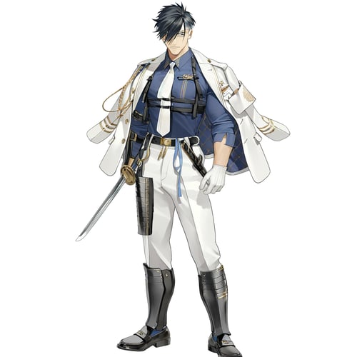 刀剑乱舞 二筋樋贞宗 futasujihi_sadamune by 阿瑞伊aruiy1号 on Tensor.Art