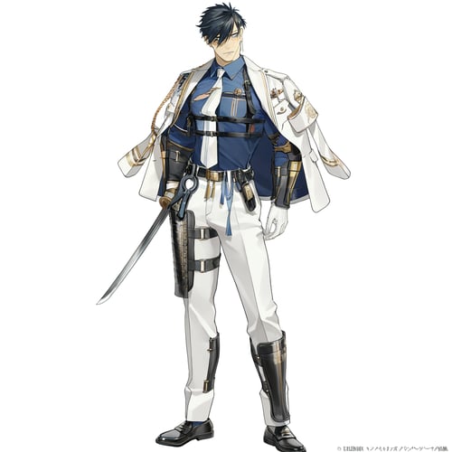 刀剑乱舞 二筋樋贞宗 futasujihi_sadamune by 阿瑞伊aruiy1号 on Tensor.Art