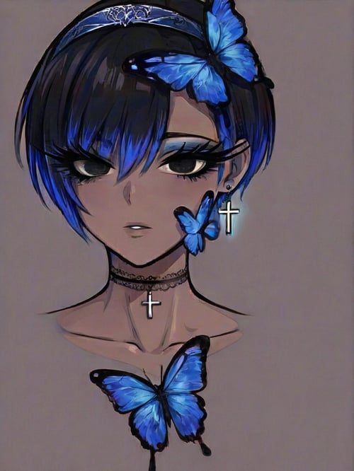 長いまつ毛風 by らび@kiyoka_succubus on Tensor.Art