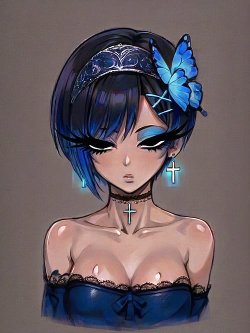 長いまつ毛風 by らび@kiyoka_succubus on Tensor.Art