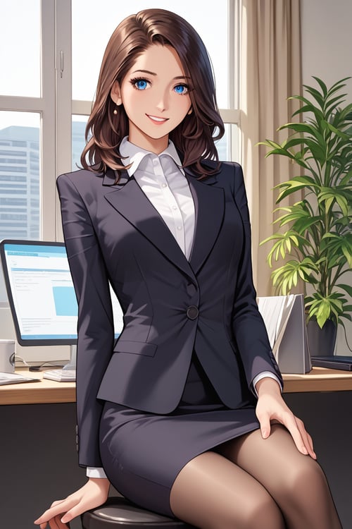 Yuko Yamasaki - Pantyhose Insurance Contract by Eal on Tensor.Art