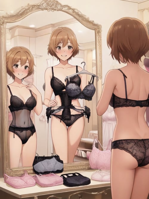 三角ビキニアイシャドウ by らび@kiyoka_succubus on Tensor.Art