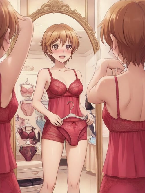 三角ビキニアイシャドウ by らび@kiyoka_succubus on Tensor.Art