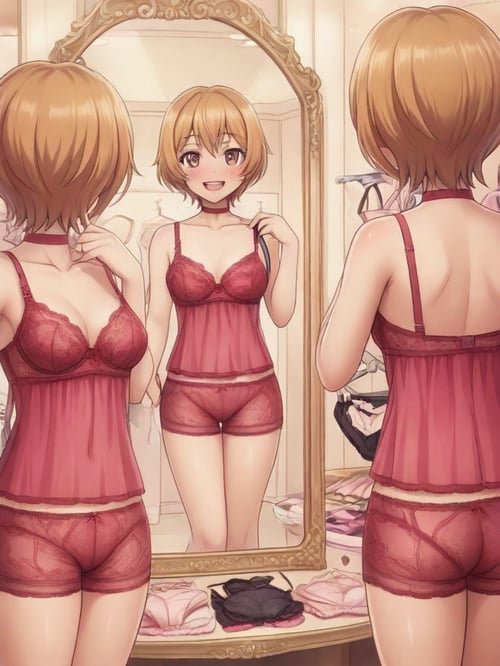 三角ビキニアイシャドウ by らび@kiyoka_succubus on Tensor.Art