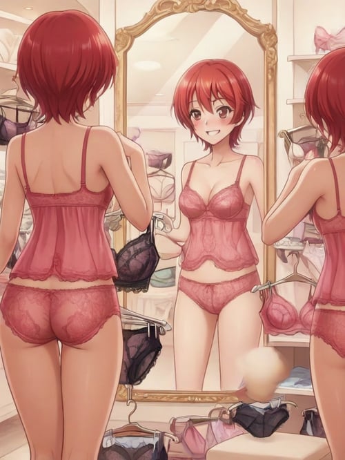三角ビキニアイシャドウ by らび@kiyoka_succubus on Tensor.Art