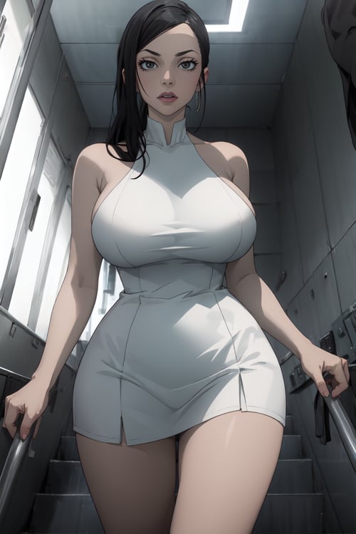 Clothes | Western White Dress [SD/Pony] by SoLegiT on Tensor.Art