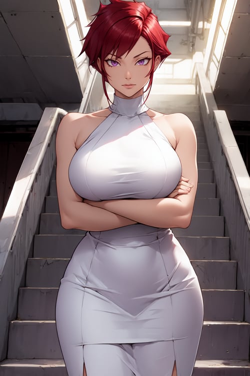Clothes | Western White Dress [SD/Pony] by SoLegiT on Tensor.Art