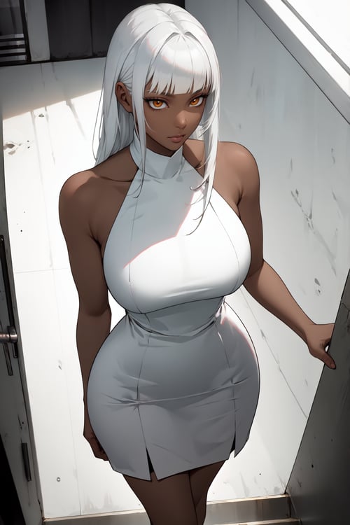 Clothes | Western White Dress [SD/Pony] by SoLegiT on Tensor.Art