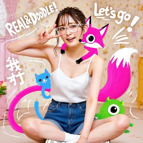 Real & Doodle ZIT by riiwa on Tensor.Art
