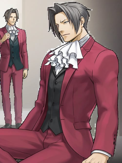 Miles Edgeworth (Ace Attorney) by IkemenAddictAi on Tensor.Art