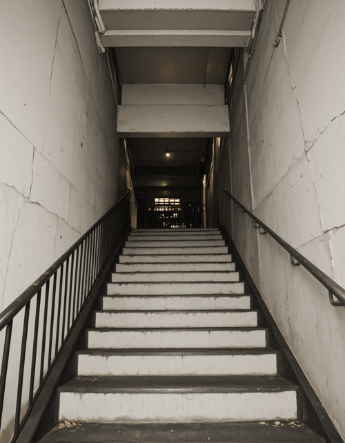 Stairs in the ruins by MMMW on Tensor.Art