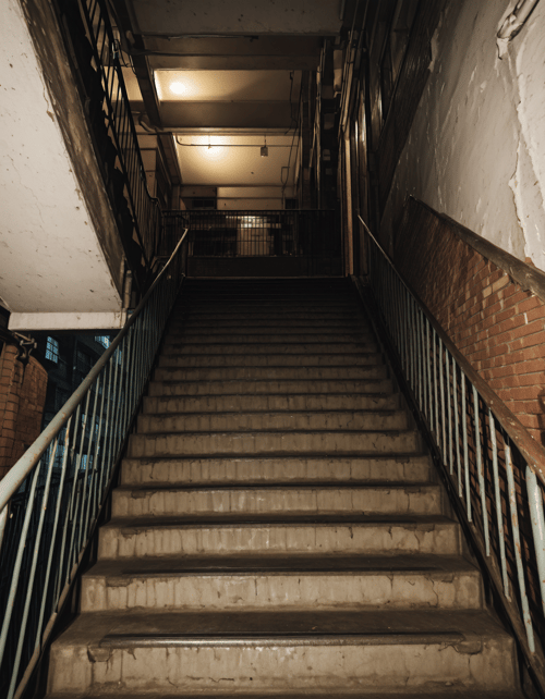 Stairs in the ruins by MMMW on Tensor.Art