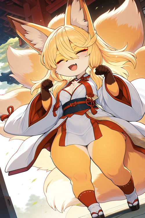 kyuubi kitune by user_712752576118110640 on Tensor.Art