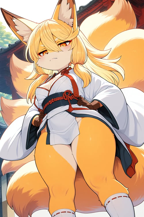 kyuubi kitune by user_712752576118110640 on Tensor.Art