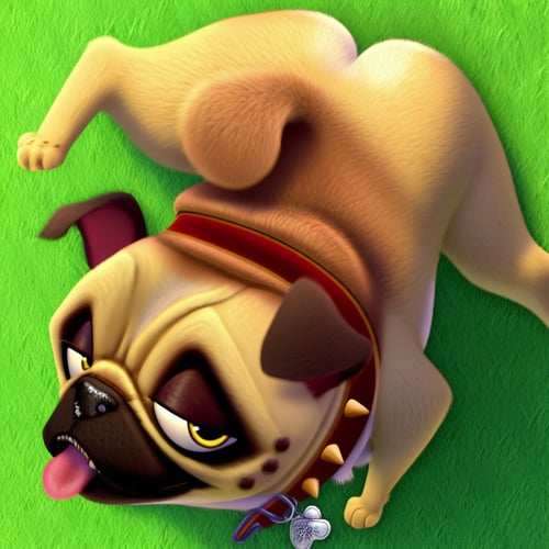 Precious Pug (The Nut Job) by Xposing_Organisms on Tensor.Art