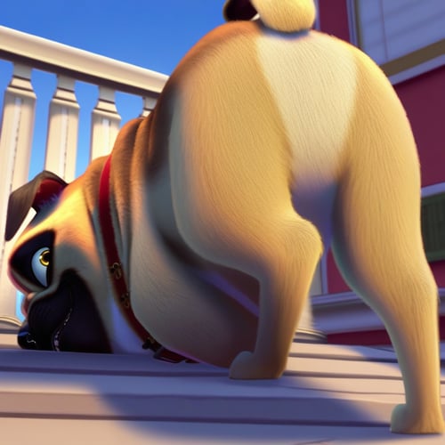 Precious Pug (The Nut Job) by Xposing_Organisms on Tensor.Art