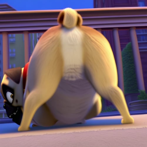 Precious Pug (The Nut Job) by Xposing_Organisms on Tensor.Art