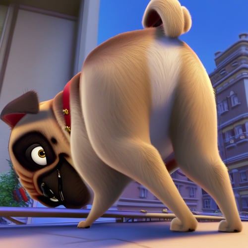 Precious Pug (The Nut Job) by Xposing_Organisms on Tensor.Art