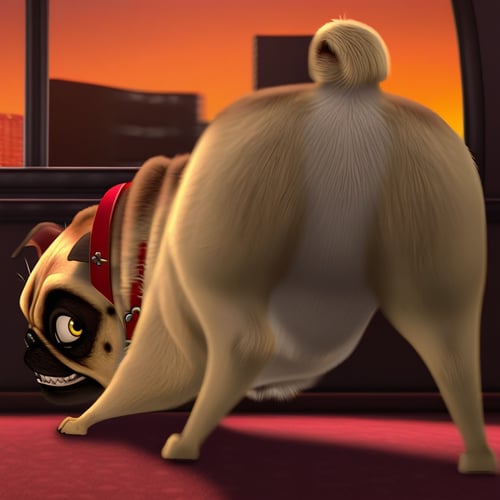 Precious Pug (The Nut Job) by Xposing_Organisms on Tensor.Art