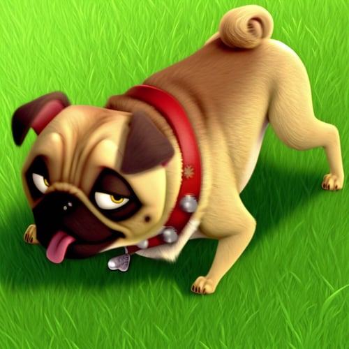 Precious Pug (The Nut Job) by Xposing_Organisms on Tensor.Art