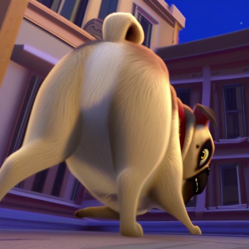 Precious Pug (The Nut Job) by Xposing_Organisms on Tensor.Art