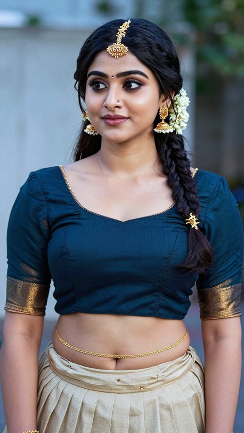 Pavada kerala traditional  by AI factory on Tensor.Art
