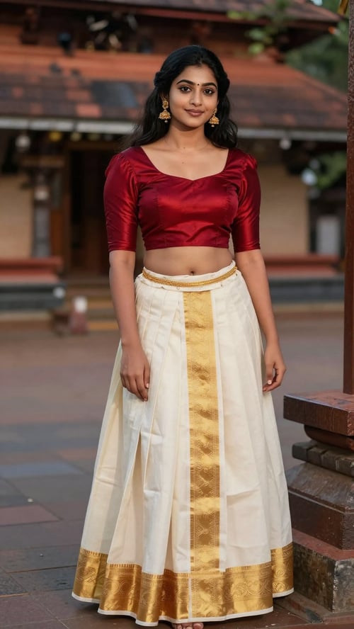 Pavada kerala traditional  by AI factory on Tensor.Art