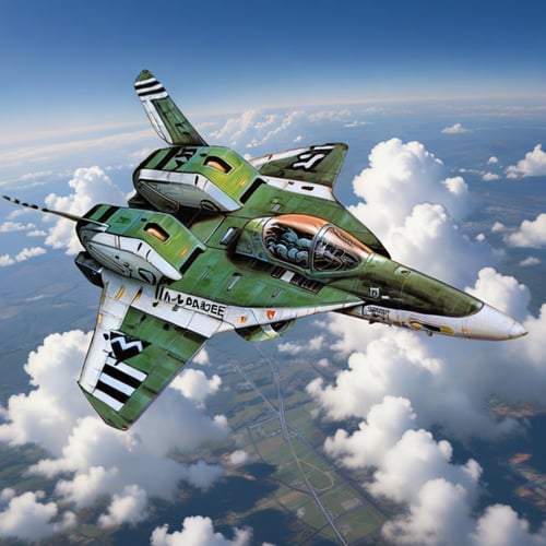 fighter plane - Macross / Robotech by DR-pelli on Tensor.Art