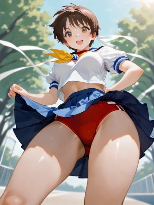 スカートの中のブルマ by らび@kiyoka_succubus on Tensor.Art