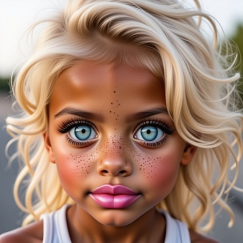 Young Teenage Girl Face by S.Lexi on Tensor.Art