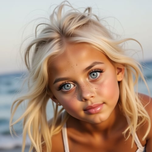 Young Teenage Girl Face by S.Lexi on Tensor.Art