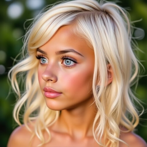 Young Teenage Girl Face by S.Lexi on Tensor.Art