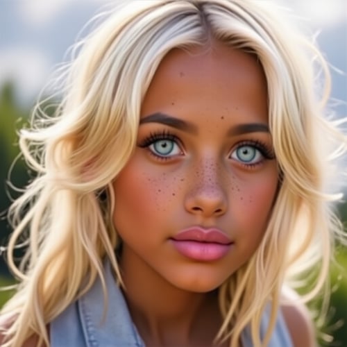 Young Teenage Girl Face by S.Lexi on Tensor.Art