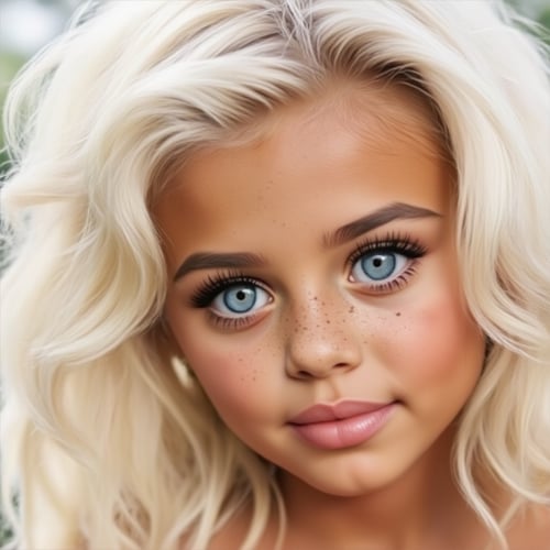 Young Teenage Girl Face by S.Lexi on Tensor.Art