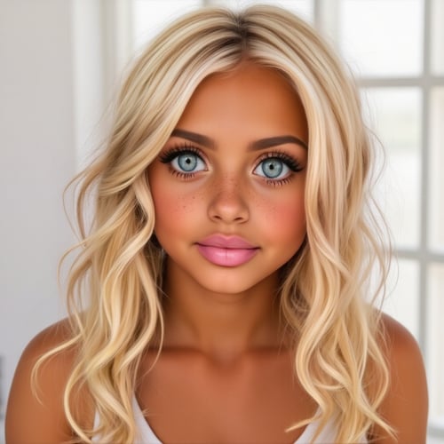 Young Teenage Girl Face by S.Lexi on Tensor.Art