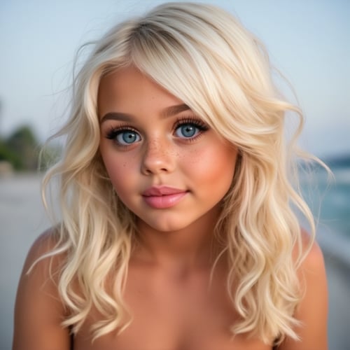 Young Teenage Girl Face by S.Lexi on Tensor.Art