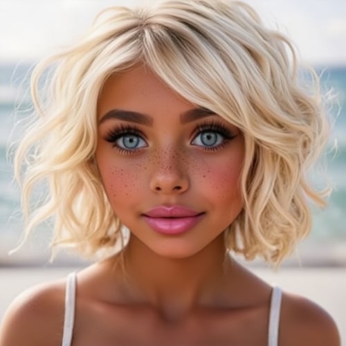 Young Teenage Girl Face by S.Lexi on Tensor.Art
