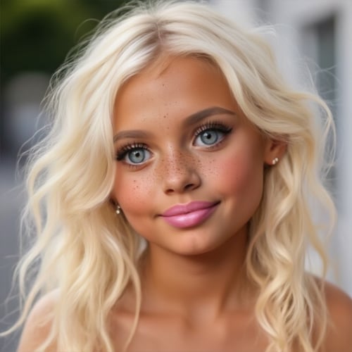 Young Teenage Girl Face by S.Lexi on Tensor.Art
