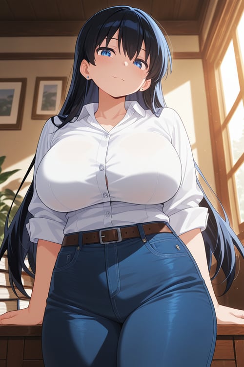 美脚ジーンズ by らび@kiyoka_succubus on Tensor.Art