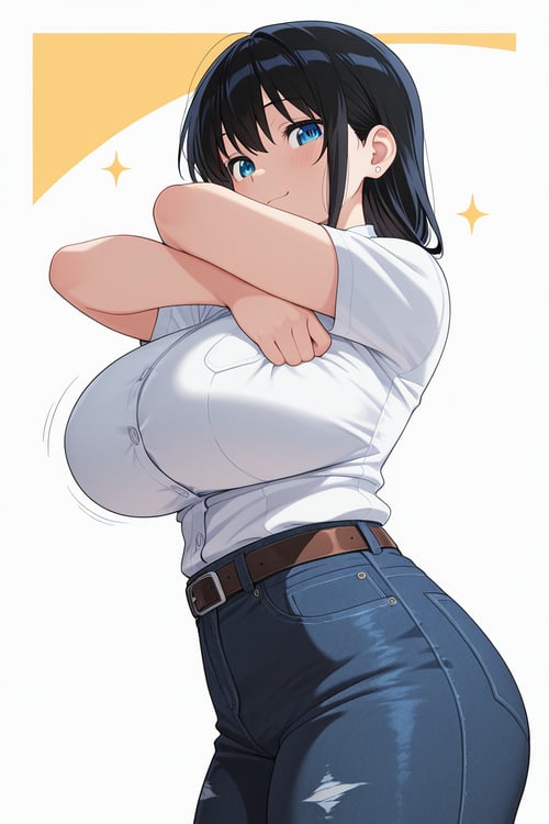 美脚ジーンズ by らび@kiyoka_succubus on Tensor.Art