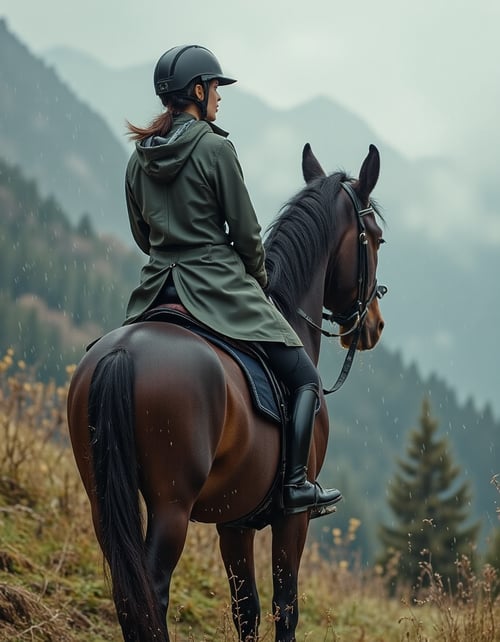 Riding Raincoat FLUX by Akira Nemeth on Tensor.Art