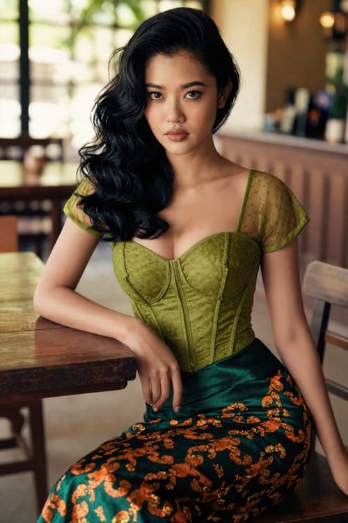 Myanmar lady dress by ThazinSynt on Tensor.Art