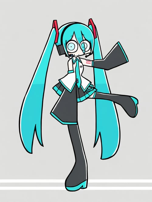 Standing split lora by KR_Lily on Tensor.Art