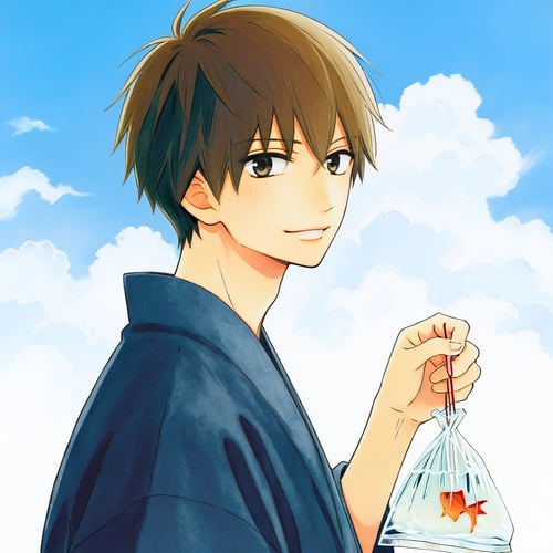 泉吟藏 Izumi Ginzo (青夏 / That Blue Summer) by PSYREN fans on Tensor.Art
