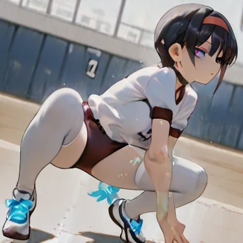 しゃがみ＆ブルマ by らび@kiyoka_succubus on Tensor.Art