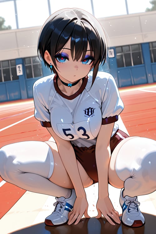 しゃがみ＆ブルマ by らび@kiyoka_succubus on Tensor.Art