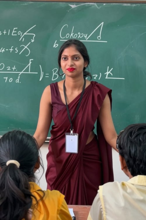 Saree Without blouse  by HIJABI SLUT on Tensor.Art